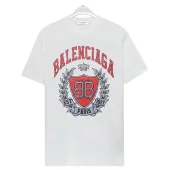Футболка Balenciaga Blazon With Logo "White"