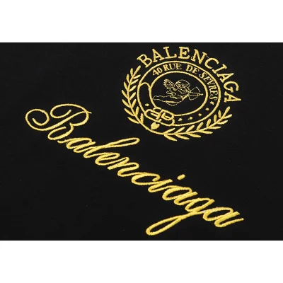Футболка Balenciaga Gold Patch "Black" фото № 7