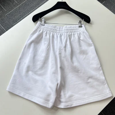 Шорты Balenciaga Logo Laurel Wreath And Cupid "White" фото № 2