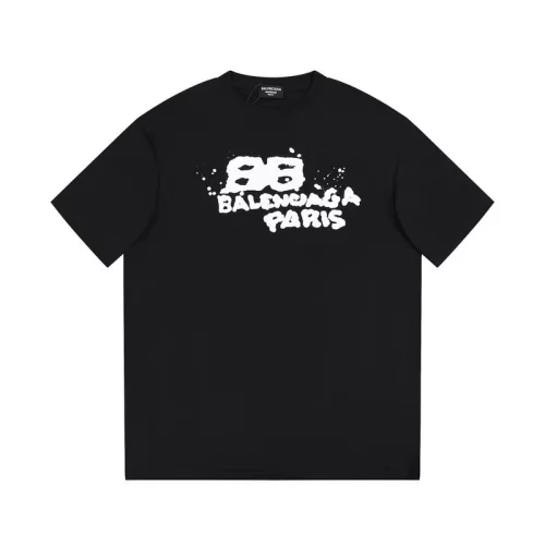 Футболка Balenciaga Sloppy Logo Style "Black"