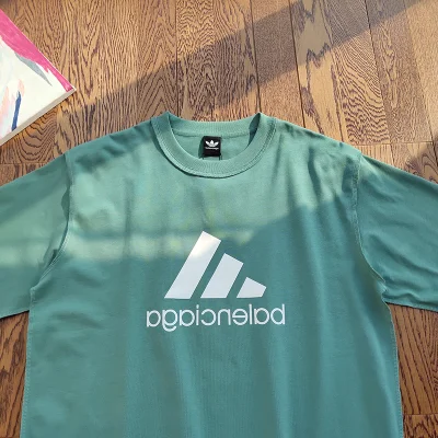 Футболка Balenciaga X Adidas Conversely "Mint" фото № 3