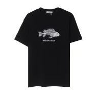 Футболка Balenciaga Embroidery Fish On X-Ray Футболка Balenciaga Embroidery Fish On X-Ray