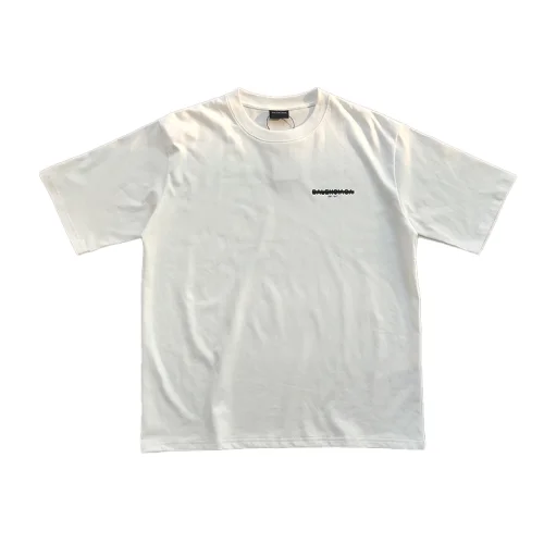 Футболка Balenciaga Logo Crossed Out "White"