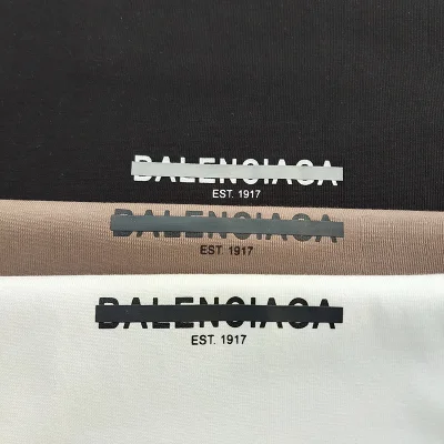 Футболка Balenciaga Logo Crossed Out "White" фото № 5