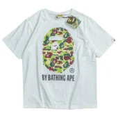 Футболка Bape Big Logo Mlitary Style "White"