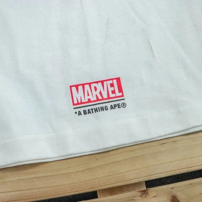 Футболка Bape Print Captain America "White" фото № 4