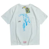 Футболка Bape Print Captain America "White"