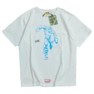 Футболка Bape Print Captain America "White"