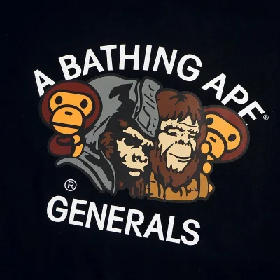 Футболка Bape Four Apes "Black" фото № 3 Футболка Bape Four Apes "Black" фото № 3