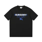 Футболка Burberry With Blue Rider And Text Logo "Black"
