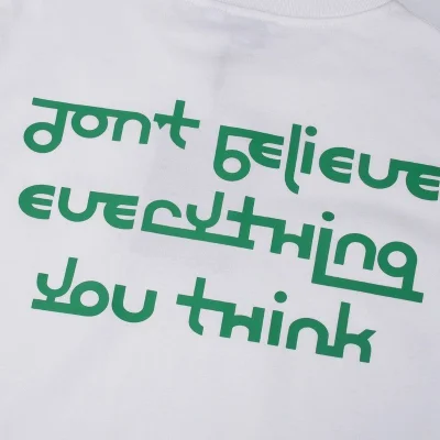 Футболка Burberry Dont Believe "White" фото № 3