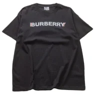 Футбола Burberry Logo Inscription With Side Borders "Black"
