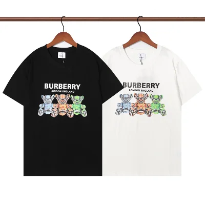 Футболка Burberry Print Striped Bears "White" фото № 2