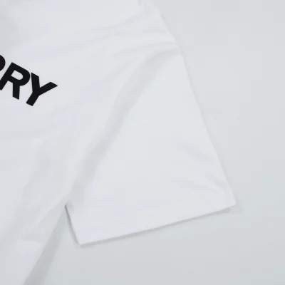 Футболка Burberry With The Brand Name "White" фото № 8