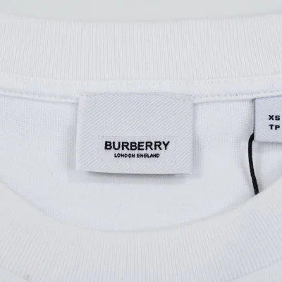 Футболка Burberry With The Brand Name "White" фото № 7