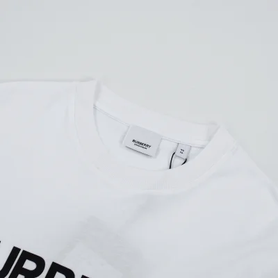 Футболка Burberry With The Brand Name "White" фото № 4