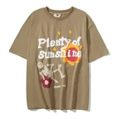 Футболка Cactus Jack Merch Resting Skeleton Print "Brown"