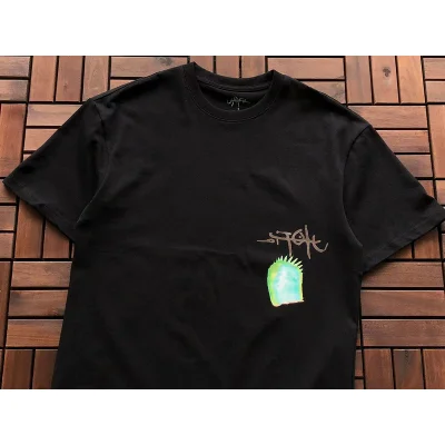 Футболка Cactus Jack Merch Fireball In Hands "Black" фото № 5