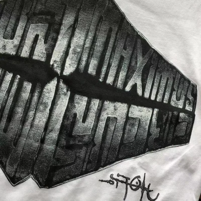 Футболка Cactus Jack Merch Two Figures Front "White" фото № 4