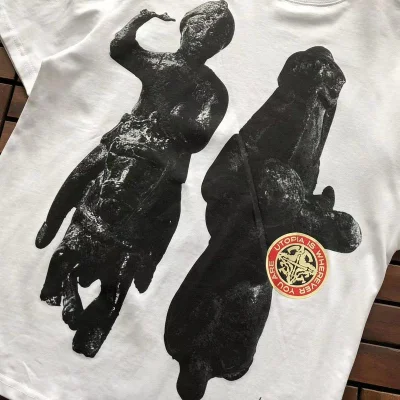 Футболка Cactus Jack Merch Two Figures Front "White" фото № 5