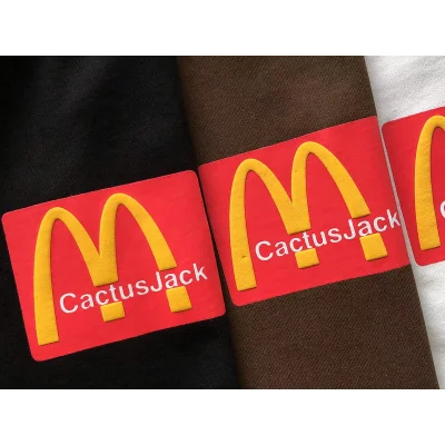 Футболка Cactus Jack Merch Big Logo From Dots "Brown" фото № 4