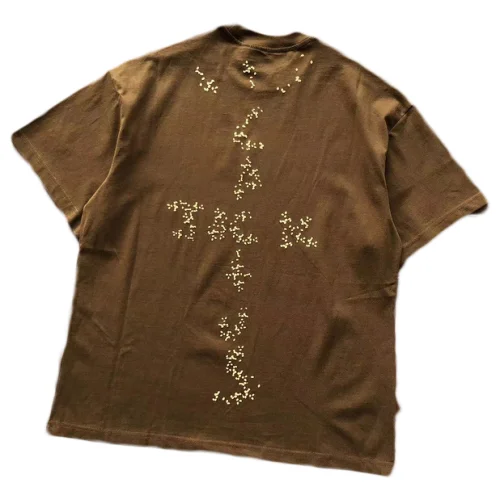 Футболка Cactus Jack Merch Big Logo From Dots "Brown"