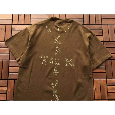 Футболка Cactus Jack Merch Big Logo From Dots "Brown" фото № 2