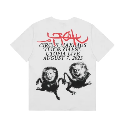 Футболка Cactus Jack Merch Utopia Circus Max August 7 "White" фото № 2 Футболка Cactus Jack Merch Utopia Circus Max August 7 "White" фото № 2