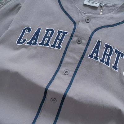 Футболка Carhartt With Buttons "Gray" фото № 3 Футболка Carhartt With Buttons "Gray" фото № 3