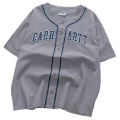 Футболка Carhartt With Buttons "Gray"