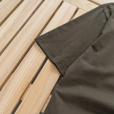 Футболка Carhartt With A Small Logo On The Pocket "Brown" фото № 4