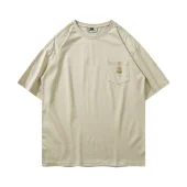 Футболка Carhartt Cotton With A Logo On The Pocket "Cream"