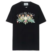 Футболка Casablanca Mushroom Glade Print "Black"