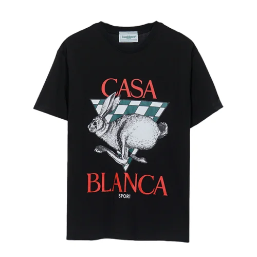 Футболка Casablanca Image Of Hare "Black"