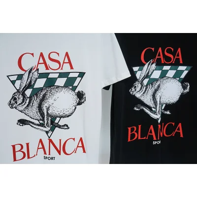 Футболка Casablanca Image Of Hare "Black" фото № 3