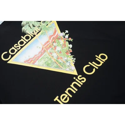 Футболка Casablanca Scenery And Palm Trees In Triangle "Black" фото № 5