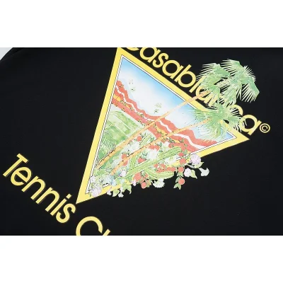 Футболка Casablanca Scenery And Palm Trees In Triangle "Black" фото № 3