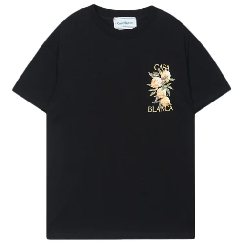 Футболка Casablanca Fruits With Logo "Black"