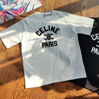 Футболка Celine Base With Logo "White" фото № 5 Футболка Celine Base With Logo "White" фото № 5
