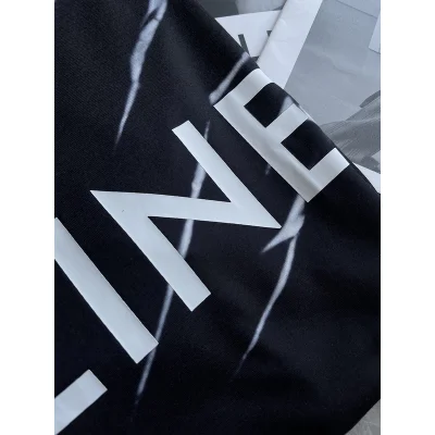 Футболка Celine Uneven Lines "Black" фото № 5 Футболка Celine Uneven Lines "Black" фото № 5