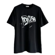 Футболка Christian Dior With Text Logo Print "Black"