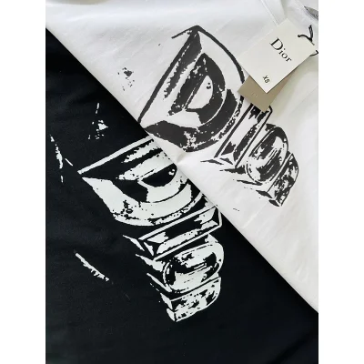 Футболка Christian Dior With Text Logo Print "Black" фото № 6