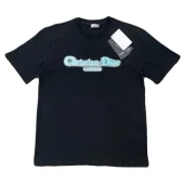 Футболка Christian Dior Frontside Blue Logo "Black"