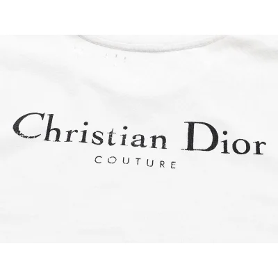 Футболка Christian Dior Couture Frontside Logo "White" фото № 3