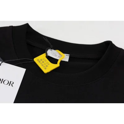 Футболка Christian Dior Contrast Logo Atelier Rue De Marignan "Black" фото № 4