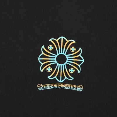 Футболка Chrome Hearts With Bright Logo "Black" фото № 3