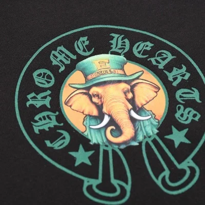 Футболка Chrome Hearts The Elephant In The Hat "Black" фото № 3
