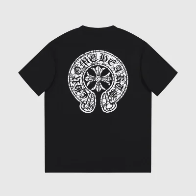 Футболка Chrome Hearts With Brand Emblem On The Back "Black" фото № 2