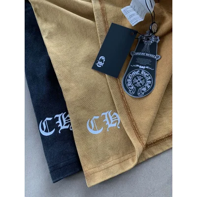 Футболка Chrome Hearts Double Logo Fashion CH "Black" фото № 4