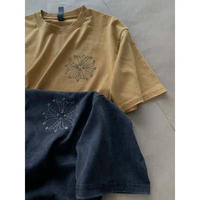 Футболка Chrome Hearts Double Logo Fashion CH "Black" фото № 7